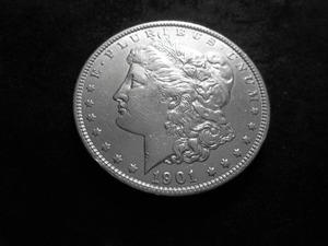 1901 Morgan Silver Dollar