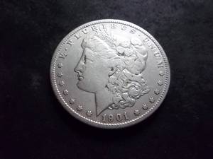 1901 O Morgan Silver Dollar