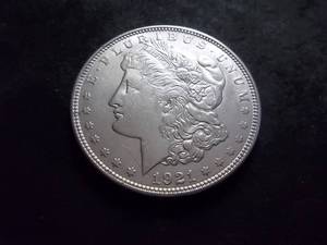 1921 D Morgan Silver Dollar