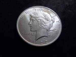 1922  Silver Peace Dollar