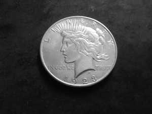 1923 D Peace Silver Dollar