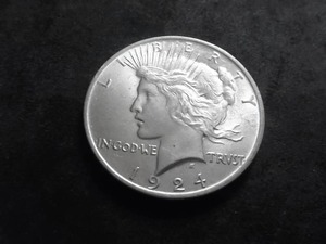 1924 Peace Silver Dollar