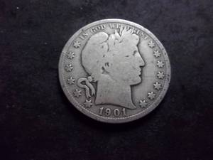 1901 Barber Half Dollar