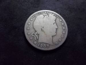 1907 Barber Half Dollar