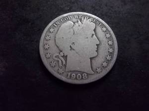 1908 Barber Half Dollar