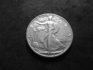 1944 D Walker Half Dollar