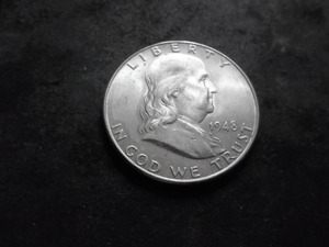 1948 D Franklin Half Dollar
