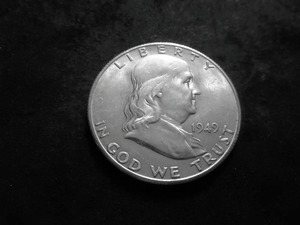 1949 S Franklin Half Dollar
