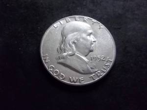 1952 S Franklin Half Dollar