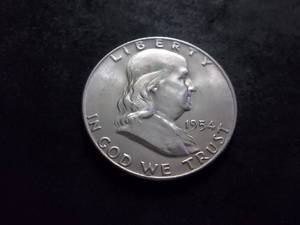 1954 D Franklin Half Dollar