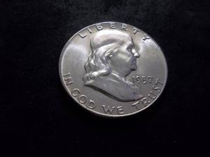 1957 Franklin Half Dollar