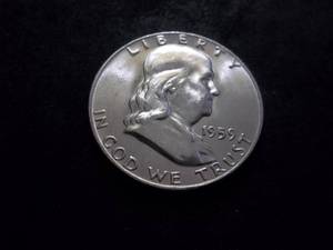 1959 D Franklin Half Dollar