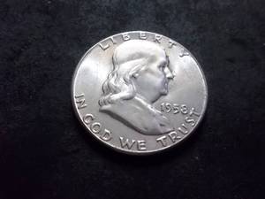 1958 Franklin Half Dollar
