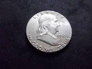 1963 Franklin Half Dollar