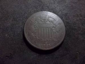 1865 2-Cent Piece