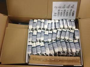 BOX WHIT 108 UNIT OF 3 Outlet Power Strip  3FT Extension Cord NEW