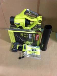 110 MPH 500 CFM 40-Volt Lithium-Ion Cordless Variable-Speed Jet Fan Leaf Blower with 4.0 Ah Battery and Charger Included&nbsp&nbspin good condition
