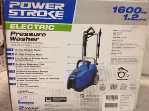 PowerStroke 1600 PSI 1.2 GPM Electric Pressure Washer IN GOOD CONDITIONS