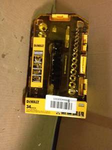 14 in. and 38 in. Drive Socket Set (34-Piece)&nbsp&nbspin good condition