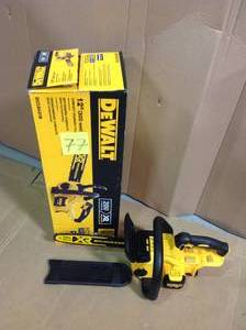 12 in. 20-Volt MAX Lithium-Ion Cordless Brushless Chainsaw (Tool Only)&nbsp&nbspin good condition