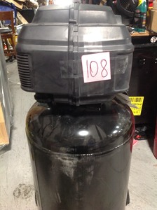 Husky 30 Gal. 175 PSI High Performance Oil Free Portable Electric Air Compressor in working conditions
