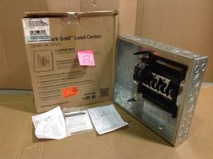 GE 100 Amp 12-Space 22-Circuit Main Breaker Indoor Load Center Contractor Kit&nbsp&nbspin good condition