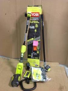 RYOBI 40-Volt Lithium-Ion Cordless Attachment Capable String Trimmer with 4.0 Ah Battery and Charger&nbsp&nbsp&nbspin good conditionIncluded