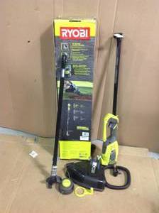 RYOBI 18 in. 10 Amp Attachment Capable Electric String Trimmer&nbsp&nbspin good condition