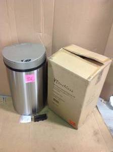 iTouchless 13-gallon Semi-Round Extra-Wide Automatic Sensor Touchless Trash Can&nbsp&nbspin good condition