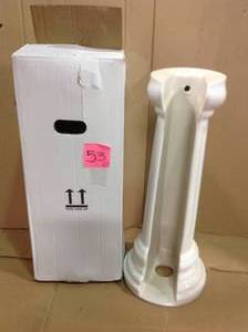 Barclay Victoria Pedestal Bathroom Sink Column - COLUMN ONLY Model Number C_3-750WH&nbsp&nbspin good condition