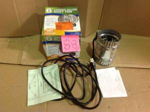 Suncourt Inductor 6 in. Corded In-Line Duct Fan&nbsp&nbspin good condition