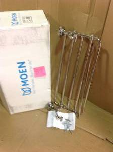 ISO 10-710 in. L x 6-925 in. H x 26-ISO 10-710 in. L x 6-925 in. H x 26-1920 in. W Zinc Hotel-Style Bathroom Shelf in Chrome1920 in. W Zinc Hotel-Style Bathroom Shelf in Chrome&nbsp&nbspin good condition