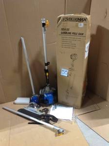 lot 55 image: Blue Max (10) 32.6cc 2-Cycle Telescopic Gas Pole Saw &nbspin good condition
