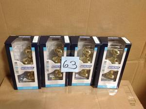 lot 63 image: Lot of 4 New Schilage Bed&Bath Door Locks