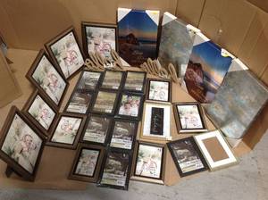 lot 93 image: Assorted Lot of Home Decotaion items and photo frames see pictures
