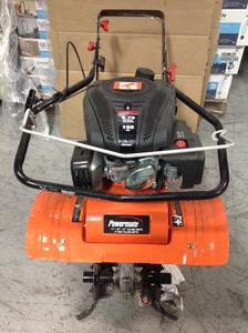 lot 111 image: Powermate 11 in. 150cc Gas Front Tine Tiller not used