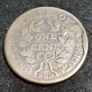 lot 01 image: 1801 1000 US DRAPED BUST LARGE CENT