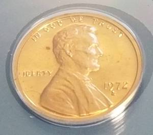 lot 13 image: 1972-S PROOF LINCOLN MEMORIAL CENT PF66 OBV DCAM ANACS