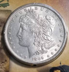 lot 16 image: 1889 MORGAN SILVER DOLLAR