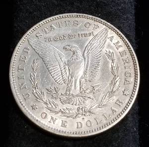 lot 33 image: 1880-O 87 MORGAN SILVER DOLLAR AU