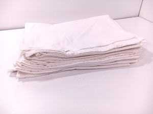 lot 600 image: 12 Piece Premium 60% Cotton40% Poly All White Pillow cases Set