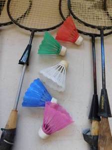 lot 45 image: Franklin Badminton Rackets & Accessories