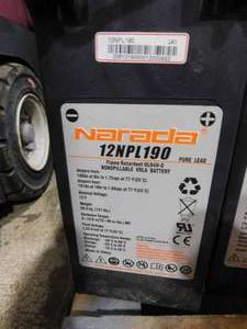 lot 21 image: Two Narada 12 NPL190 Batteries