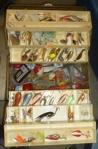 Vintage Old Pal Fishing Box