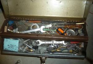 Tool Box of Vintage Tools