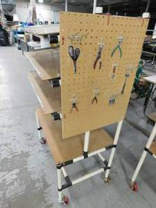 Rolling Storage Cart - 32 x 22.5 x 52(h)