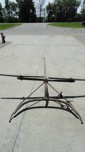 lot 26 image: Antique WagonCutter, Hitch & YokesEveners