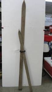 lot 62 image: Antique Skis