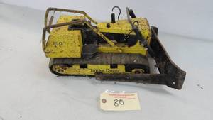 lot 80 image: Vintage Tonka Steel Mighty Dozer T-9