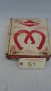 lot 87 image: Vintage Diamond Horseshoes